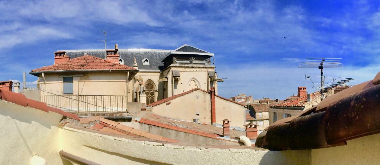 Joli Studio Avec Terrasse-Jardin Sur Les Toits, Coeur Historique Montpellier Bagian luar foto